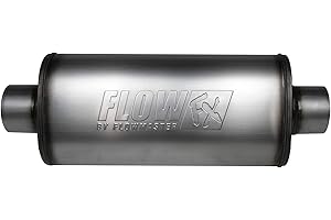 Flowmaster 74151 FlowFX Muffler 3.5" Center Inlet/Outlet - Moderate Sound 409 Stainless Steel