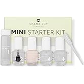 Dazzle Dry Complete Starter Mini Kit | Step 1 - Nail Prep &middot; Step 2 - Base Coat &middot; Step 4 - Top Coat &middot; Transform - Ridge Filler &middot; Revive - Polish &amp; Top Coat Thinner