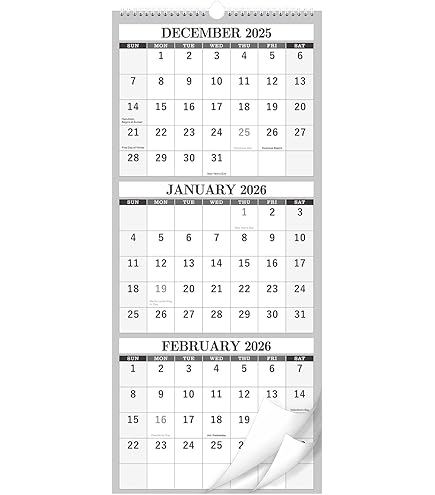 AT-A-GLANCE 2026 Wall Calendar, Monthly, 24" X 36", Extra Large
