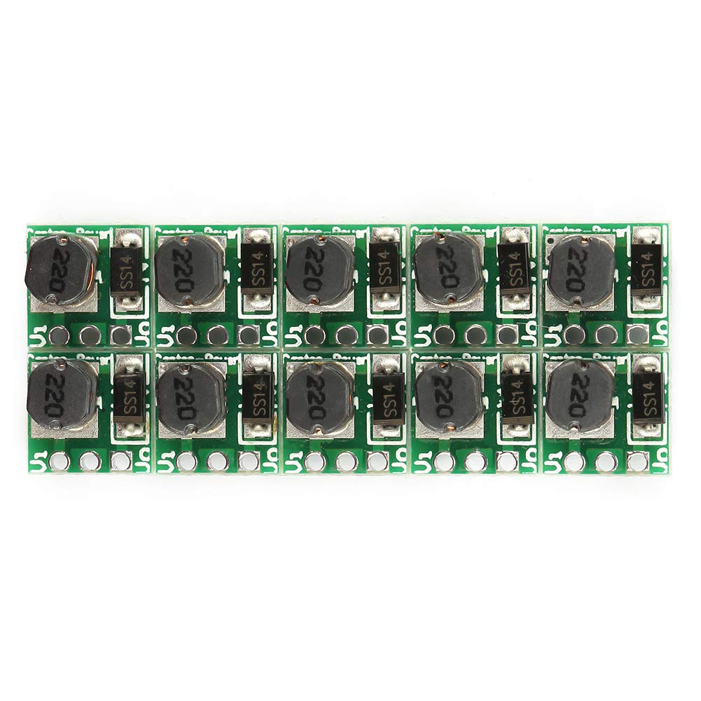 10Pcs Set up Converter Module 1.5V 1.8V 2.8V 3V 3.3V 3.7V 4.2V to 5V DC-DC Boost Converter Module T64 usb camera module
