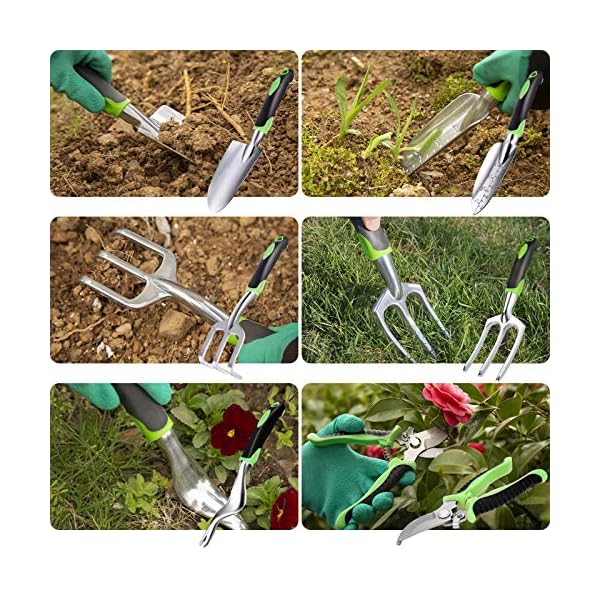 Gardening Tools Garden Tools Set Gardening Hand Tools Gardening Gifts For Women Men Heavy Duty Gardening Supplies Hugelkultur Beds