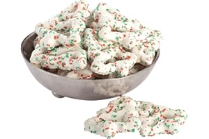FOX VALLEY TRADERS Mrs. Kimball's White Christmas Tree Pretzels, 16oz.