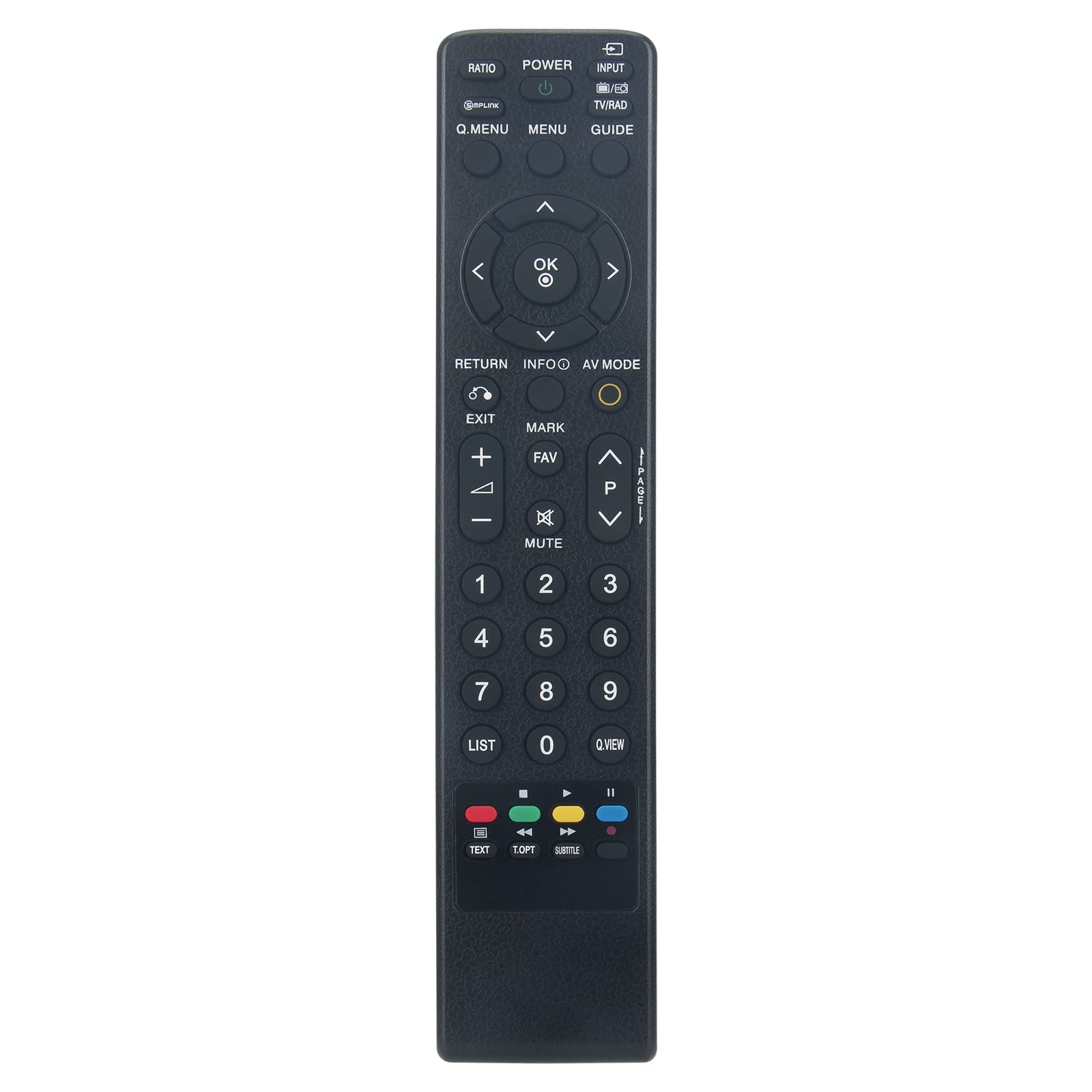 New MKJ42519601 Replace Remote Control- MKJ42519601 TV Remote Control Replacement fit for LG LCD TV MKJ42519601 50PG3000 50PG30 50PG3000-ZA Remote Controller
