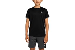 RBX Boys' Athletic Shorts Set - 2 Piece Performance Short Sleeve T-Shirt and Quick Dry Gym Shorts Set for Boys (Sizes: 8-12)