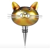 Cat Wine Bottle Stopper Metal Beverage Bottle Plugs Best Gift Accessories for Cat Lovers