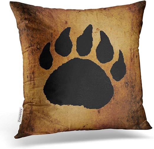 Amazon Com Accrocn Throw Pillow Covers Vintage Lovely Black Bear