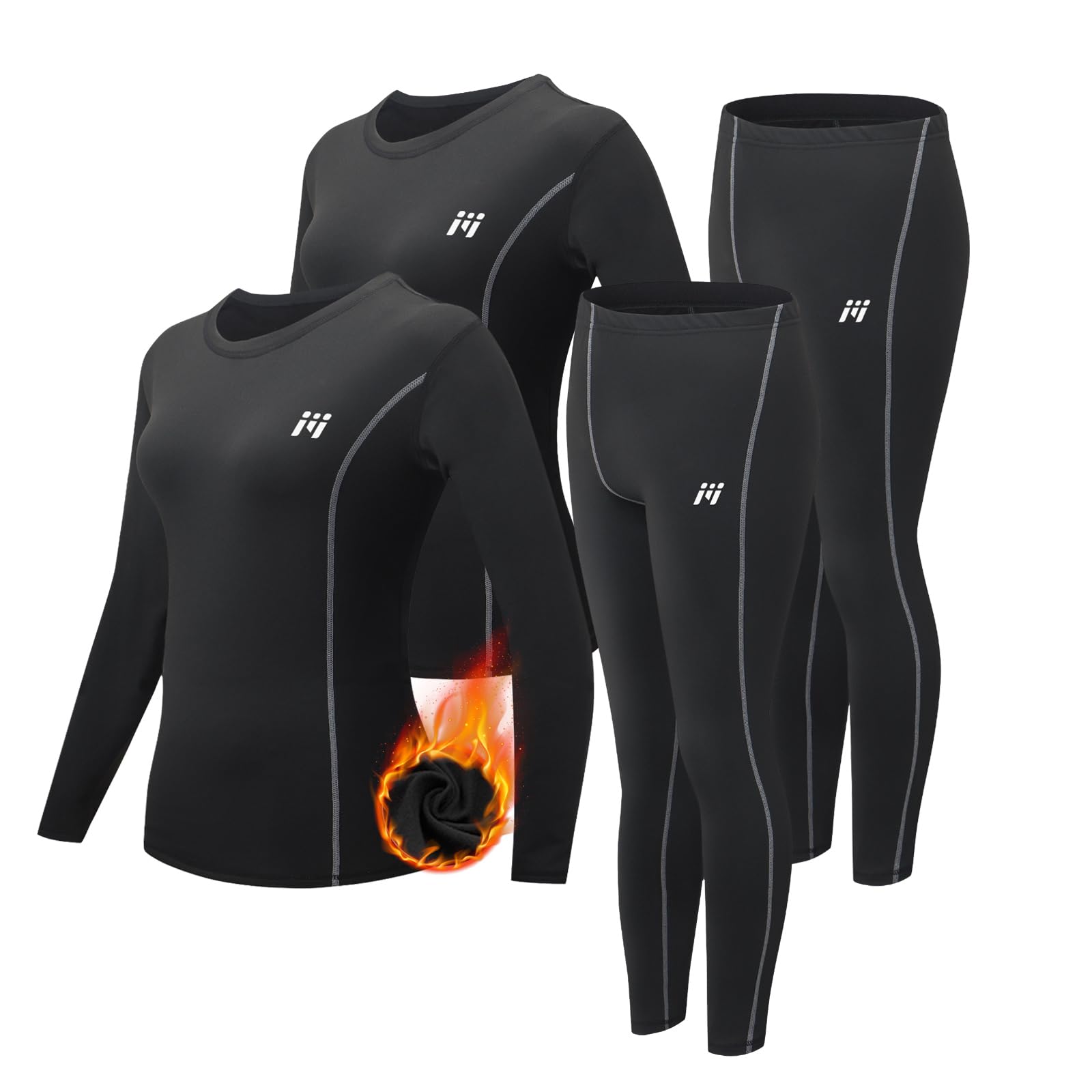 MEETWEE Thermal Underwear for Women, Winter Warm