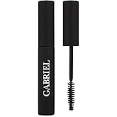 Gabriel Cosmetics Mascara (Black), Natural, Paraben Free, Vegan, Gluten free, Cruelty free, No GMO, Voluminous full lashes, Non flaky, Water resistant, 0.25 Fl Oz.