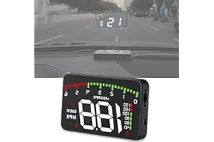 Car Heads-Up Display for Mazda CX 5 2017 2018 2019 2020 2021 2022 2023 2024, Digital Odometer Windshield Projector, Plug and 