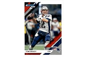FOOTBALL CARD 2019 Donruss Football #162 Tom Brady New England Patriots Official NFL Trading Card From Panini America