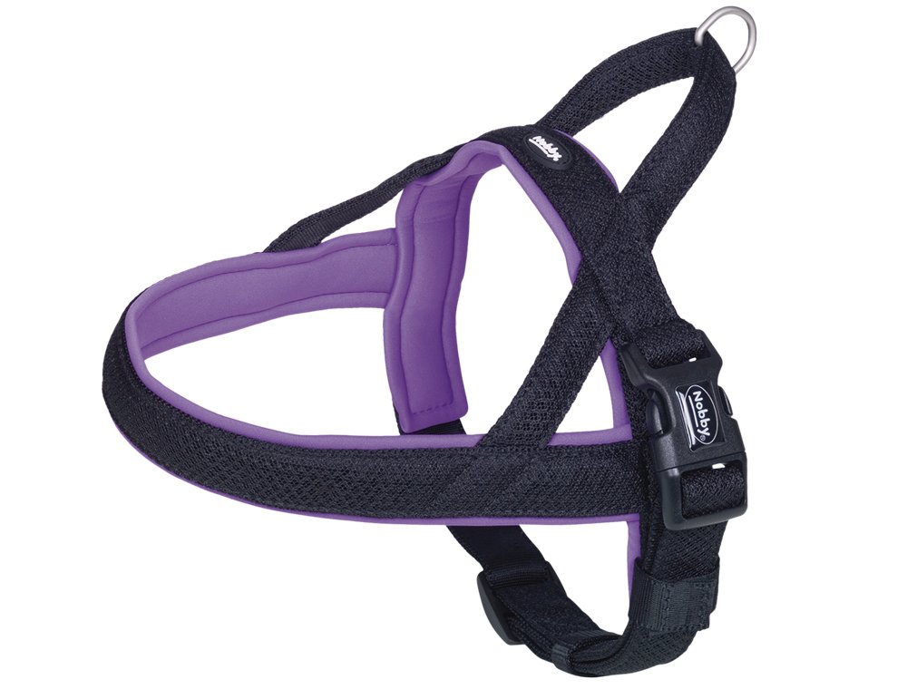 Nobby Preno Mesh Norwegian Harness, 75 - 98 cm+62 cm/40 - 45 mm, Purple