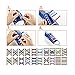 Oumers 3 Pairs Lazy No Tie Silicone Shoelaces, Rubber Elastic Slip Sneaker Shoe Laces Running Shoelaces Athletic Shoe Laces 16pc/Pair, 1 Pair Black + 1 Pair White + 1 Pair Multi Color