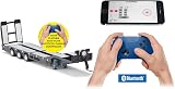 SIKU 6744 3-Axle Low Loader Nooteboom 1:32 CONTROL Electronic Ramp 4 LED Black view 2