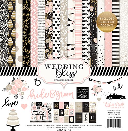 Echo Park Paper Company Wedding Bliss Collection Kit