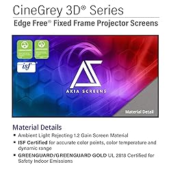Akia Screens ALR Projector Screen 123 inch 16:9 4K