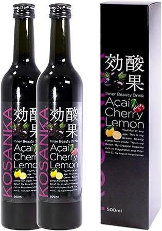 Amazon アサイードリンク効酸果 500ml ２本 アビオス アサイー