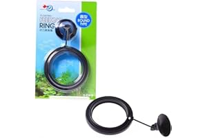 CORISRX BEST OF YOUR LIFESTYLE Fish Feeding Round Aquarium Fish Tank Ring Feeder Floating Food Circle 7.5cm