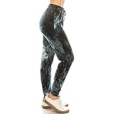 Leggings Depot Women's Jogger Track Cuff Sweatpants with Pockets for Yoga, Workout