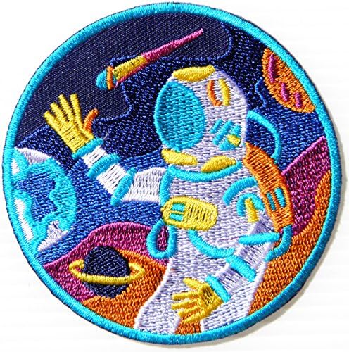 NASA Spaceman Kid Baby Jacket T-shirt Patch Sew Iron on Embroidered Applique Sign Badge Costum Gift