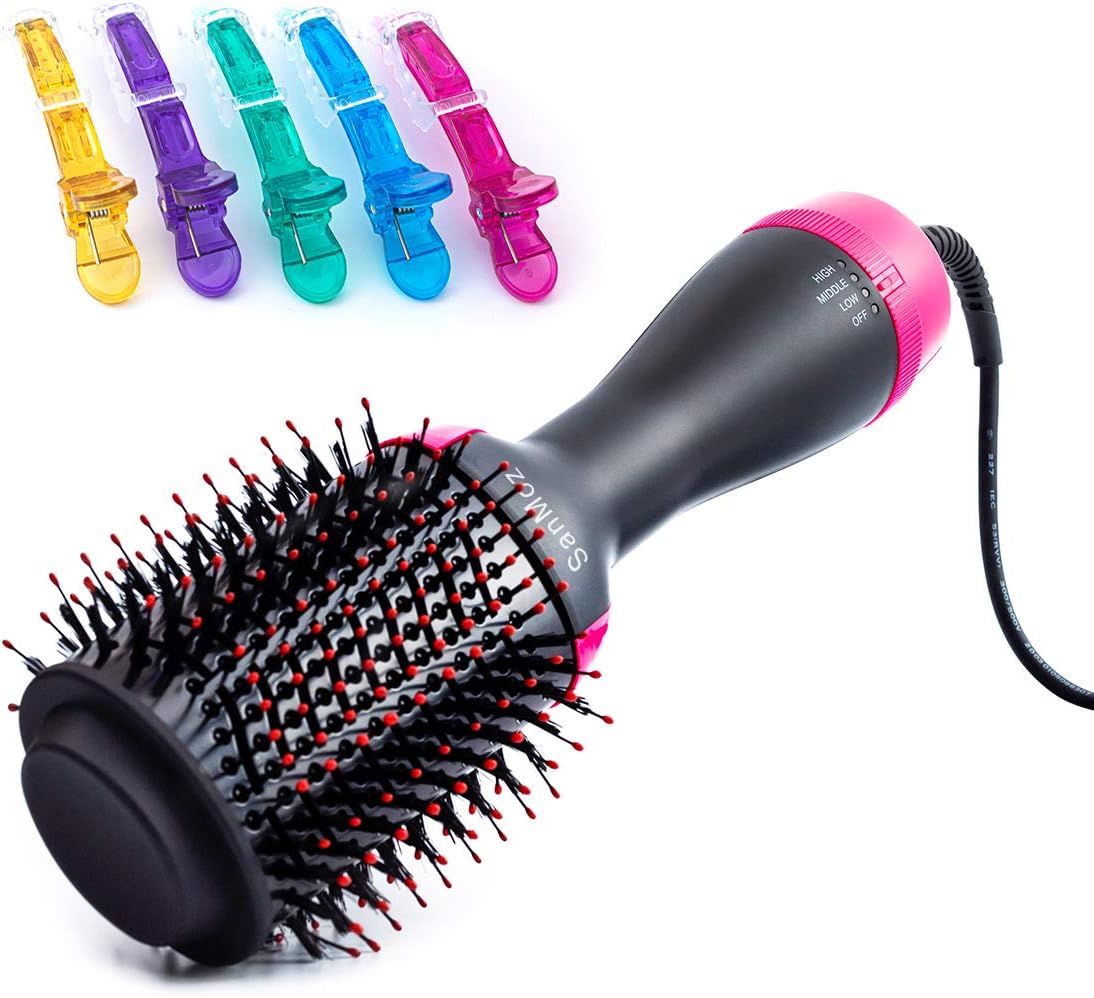 SanMoz Hair Dryer Brush - One Step Hot Air Comb Styler & Volumizer