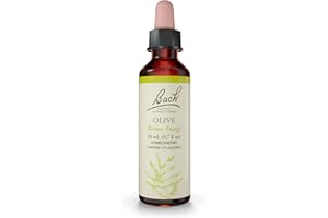 BACH FLOWER REMEDIES Bach Original Flower Remedies, Olive - Restore Energy - Natural Homeopathic Flower Essence for Emotional Balance - Vegan, Gluten Free, Sugar Free - 20mL Dropper
