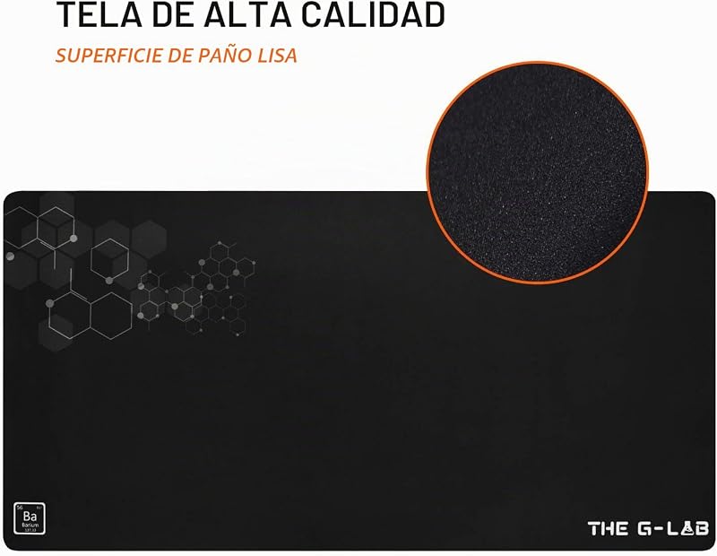 Barium Negro Alfombrilla de ratón para Juegos