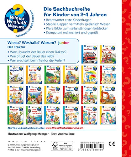 Buchspielbox Wieso? Weshalb? Warum? Junior. Der Traktor + Fahrzeugsticker | ab 2 Jahren | Geschenk-Set – Bild 4