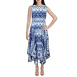 Calvin Klein Women's Printed Handkerchief Hem