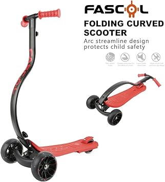 fascol patinete plegable de 3 ruedas