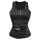 FeelinGirl Neoprene Sauna Suit Tank Top Vest with