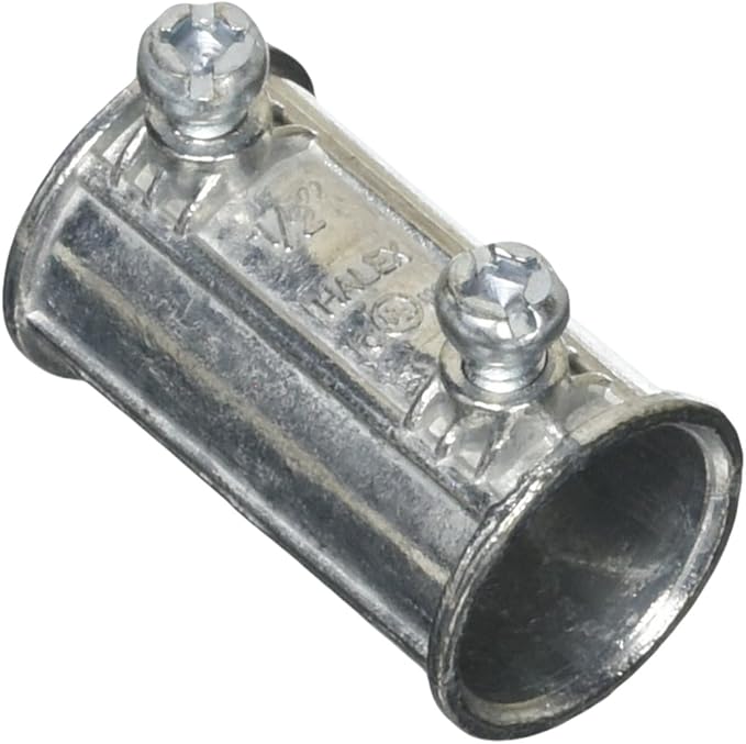 Halex Company Emt Couplings 1/2" Emt Set Screw Coupling Coupling Nuts