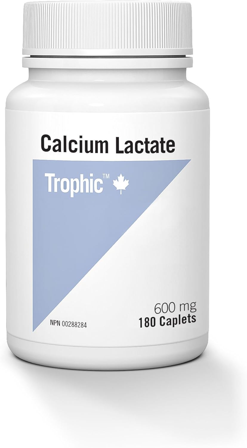Trophic Calcium Lactate, 180 Count Amazon.ca Health & Personal Care Trophic Calcium Lactate, 180 Count Amazon.ca Health & Personal Care