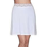 Vanity Fair Women's Body Foundation Half Slip 11072 Underwear, Star White, Large (18" Length)