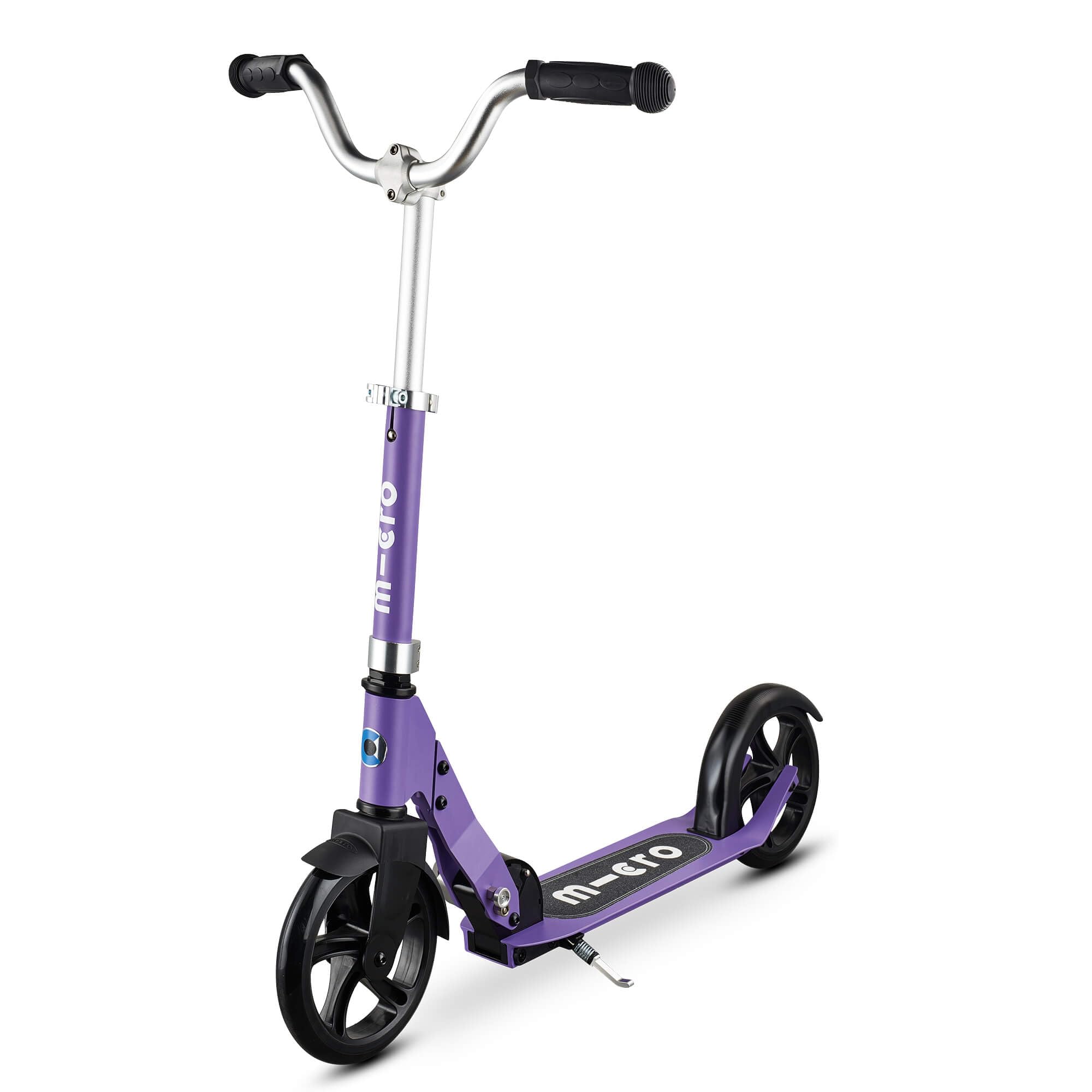 Micro Scooters | Cruiser Children's Scooter | Handlebar Adjustable | Lightweight | Foldable | Kickstand | 5-12yrs | Boys & Girls | Purple
