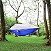 Forbidden Road Camping Hammock Single & Double Net Hammock Capacity 330lbs Lightweight Portable 0.73lbs for Outdoor Hiking Backpacking Travel Backyard Ropes Carabiners Included- Green Blue Pink
