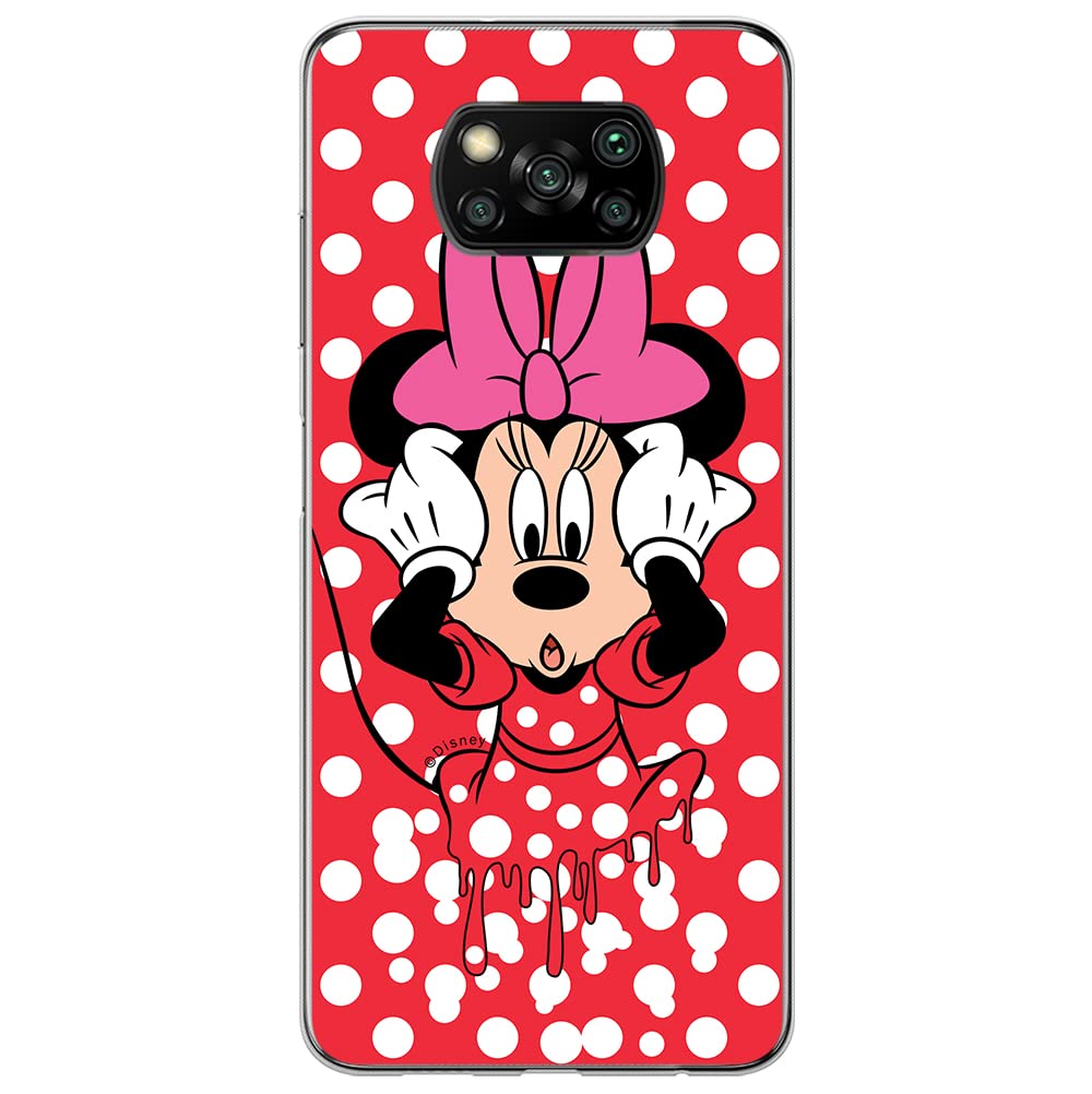 ERT GROUP mobile phone case for Xiaomi POCOPHONE X3 original and officially Licensed Disney pattern Minnie 016 optimally adapted to the shape of the mobile phone, case made of TPU