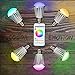 Smart Light Bulb, Android and iOS Bluetooth App Controlled-Energy Saving, Easy Light Customization, Corlor Changing, Timer and Sleep Settings, Dimmable Warm Light By Smarssen