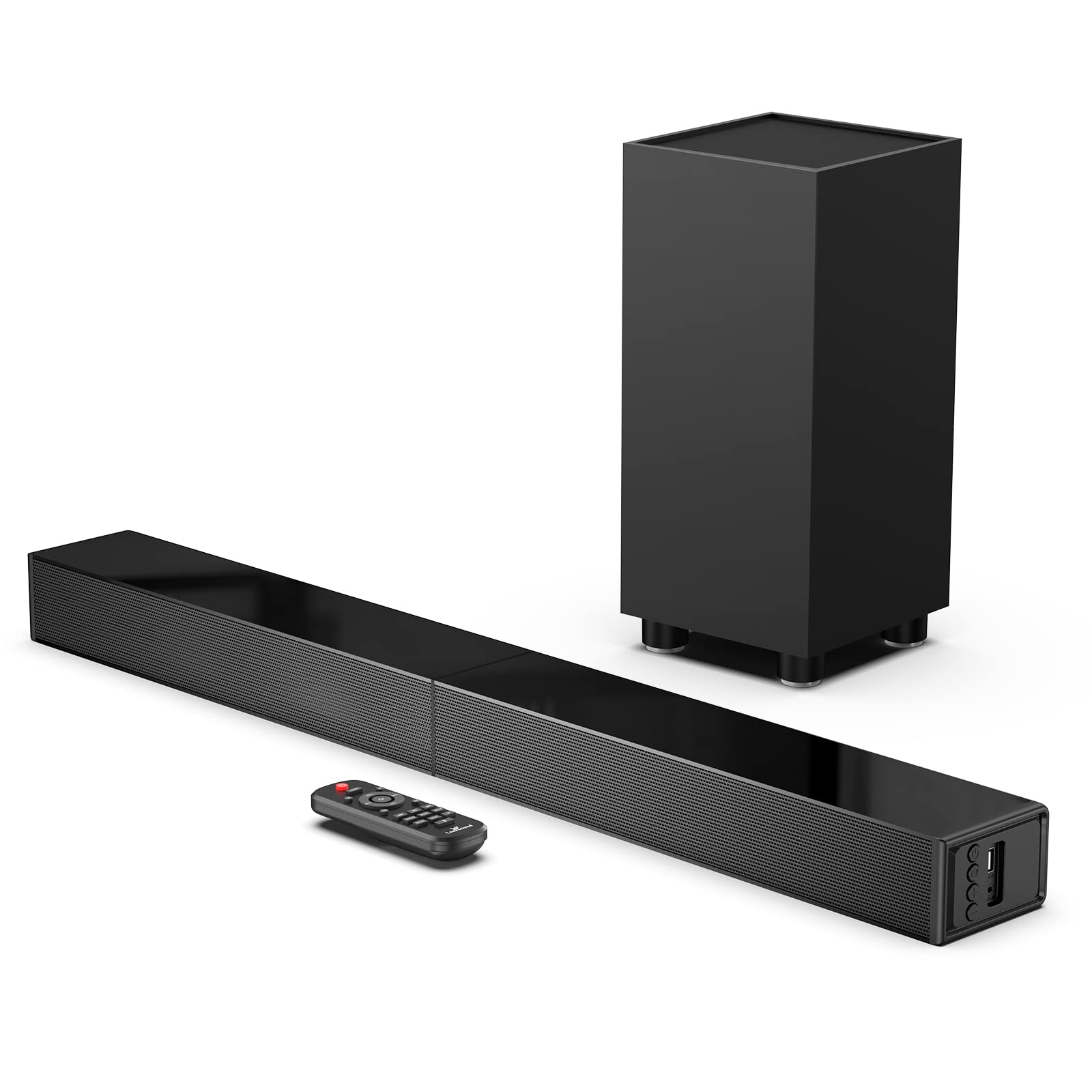 LARKSOUND 2.1 Sound Bar with Subwoofer, Soundbar for TV, Surround Sound