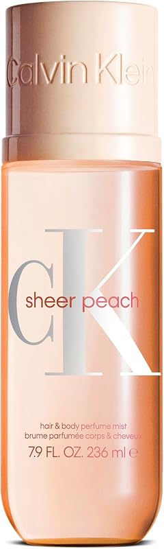 Bruma perfumada CK Sheer Peach unisex para cuerpo y cabello 236 mm