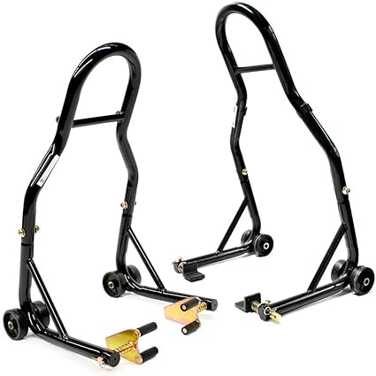 Venom Motorcycle Tire Changer Review, Venom Sport Bike Motorcycle Front Fork Rear Paddle Combo Wheel Lift Stands Paddock Stands Universal, Venom Motorcycle Tire Changer Review