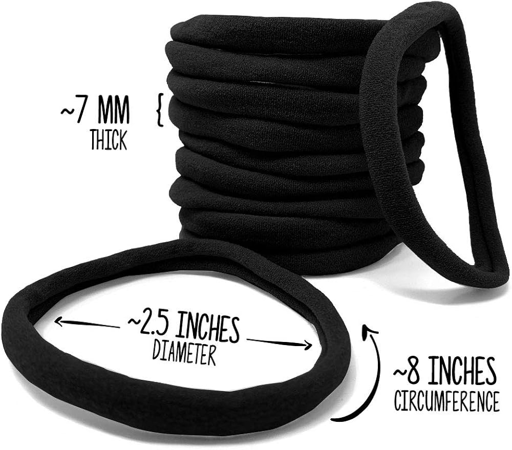 skinny nylon headbands