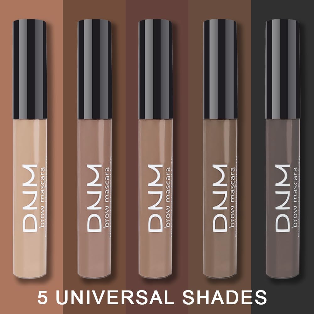 2Pcs Eyebrow Gel Waterproof,Longwear Tinted Eye Brow Mascara,Eyebrow Color Makeup kit,maquillaje gel para cejas a prueba de agua,Long Lasting Eyebrows Vegan cosmetics,04 Dark Brown