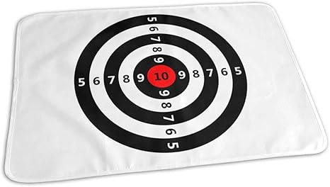 portable changing pad target