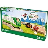 BRIO World 33847 Travel Train Starter Set - Entry into the BRIO Wooden Railway - Recommended from 3 Years