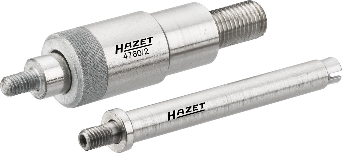 HAZET 4760/2 Glow Plug Tip Removal Set with 5 mm Sleeve - Multi-Colour