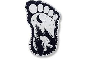 devembr Snowboard Stomp Pad for Bigfoot Lovers, Funny Stomp Pads Snowboarding with 3D Bumps Design, PVC Material