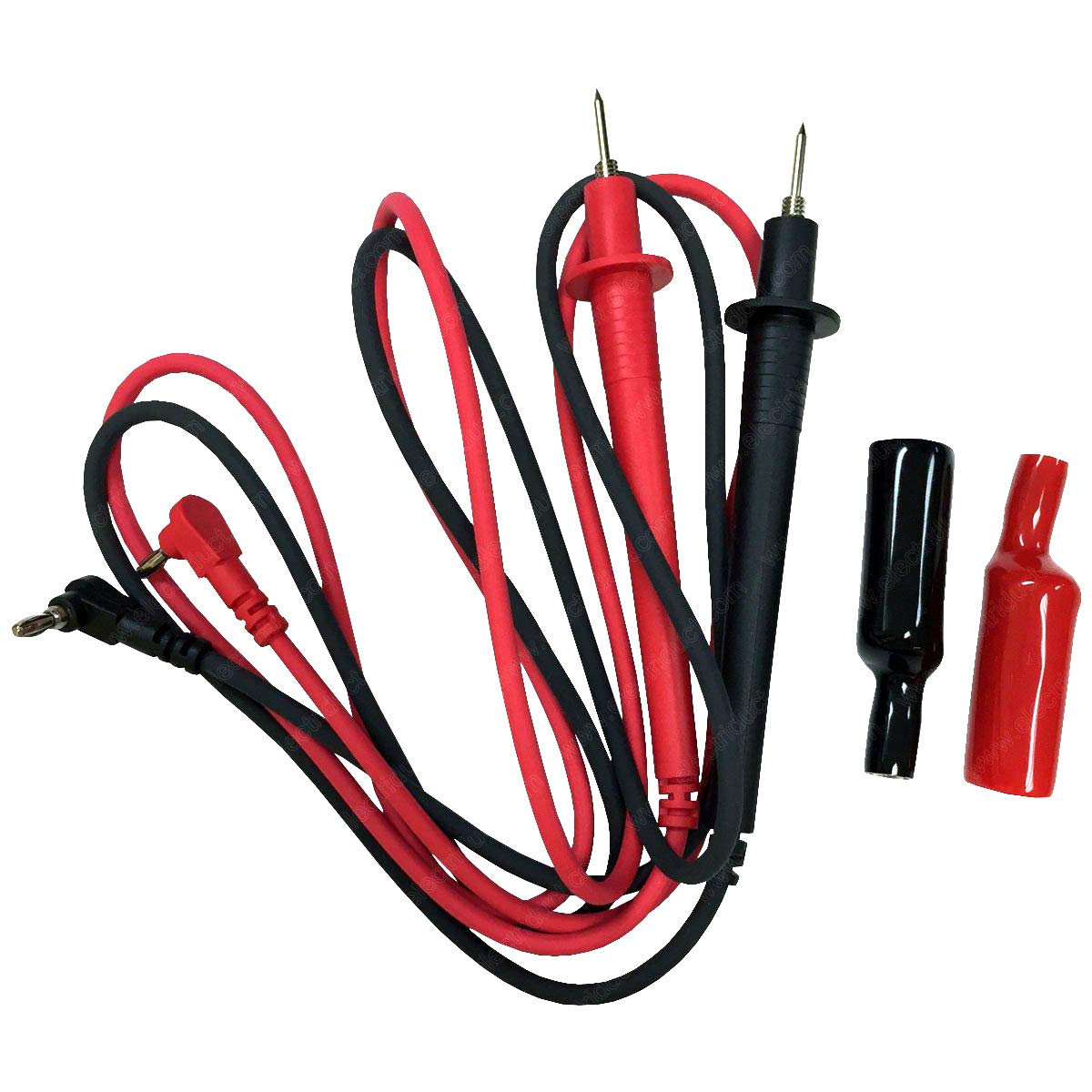 Photo 1 of Triplett 42" Test Leads with Mini-Banana Jacks and Insulated Screw-On Alligator Clips for Triplett 310 Series (79-153)