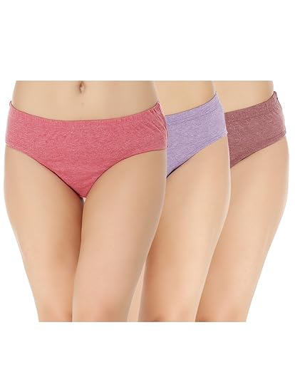 Multicolor Poly Cotton Solid Panty for Women