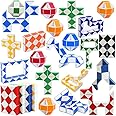 24 Pack Fidget Snake Cube Mini Twist Puzzle Bulk Toys for Kids Teens Stocking Stuffers,Birthday Party Favors,Classroom Rewards, Pinata Goodie Bags Fillers,Carnival Prizes,Treasure Box,Random Colors
