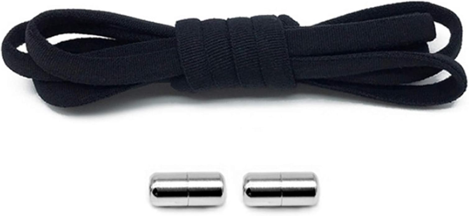 No Tie Shoe Laces, Black Shoes